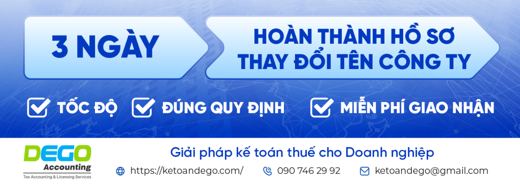 Thủ tục đổi tên công ty: Hồ sơ, điều kiện và thủ tục