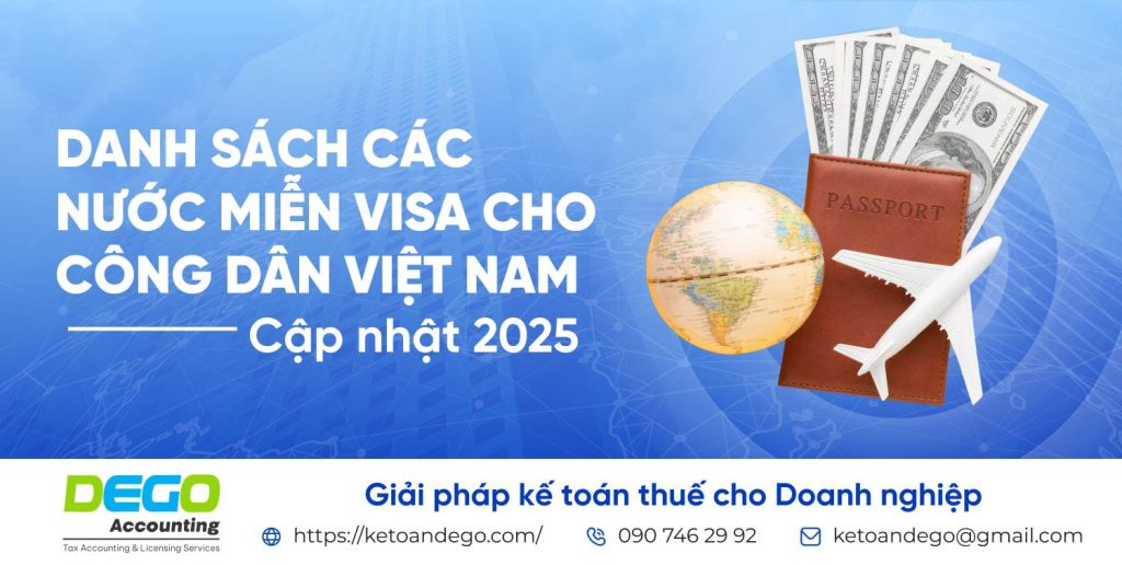Danh sách các nước miễn visa cho công dân Việt Nam cập nhật 2025