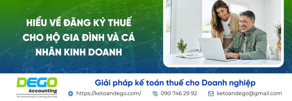 Cách đăng ký thuế online cho hộ gia đình và cá nhân kinh doanh