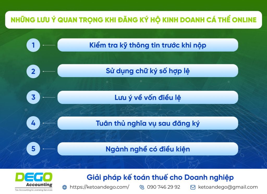 Đăng ký hộ kinh doanh cá thể online: Quy trình 2025 và những lưu ý