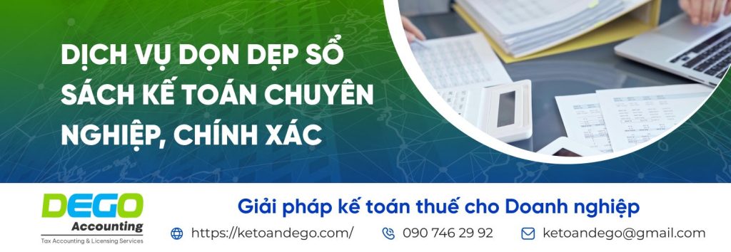 Dịch vụ dọn dẹp sổ sách kế toán