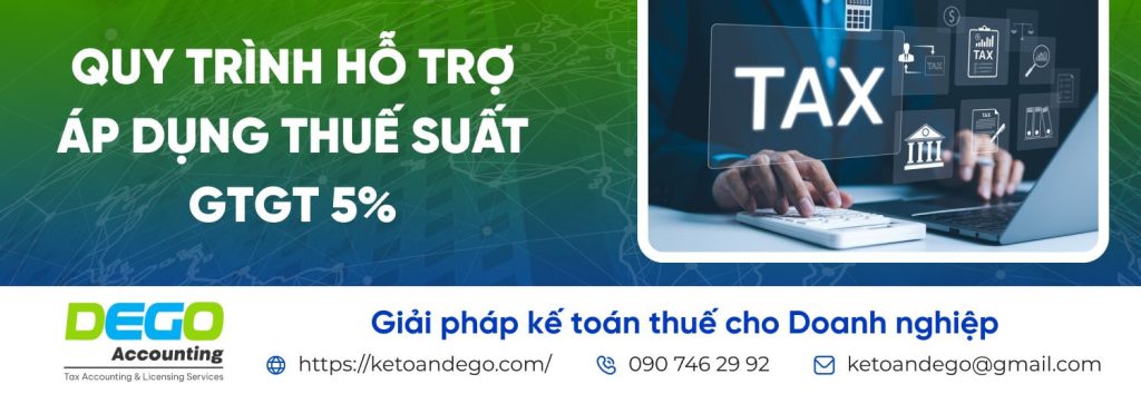 Điều kiện và đối tượng chịu thuế suất thuế GTGT 5% (VAT 5%)