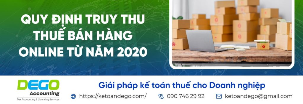 Đối tượng và quy định truy thu thuế bán hàng online từ năm nào