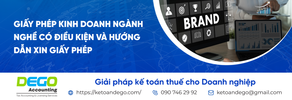 Giấy phép kinh doanh ngành nghề có điều kiện