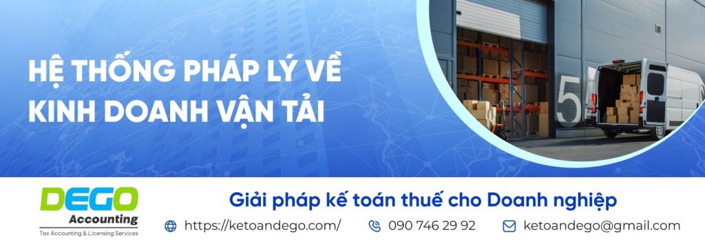 Hệ thống pháp lý về kinh doanh vận tải