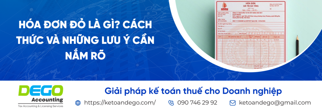 hóa đơn đỏ