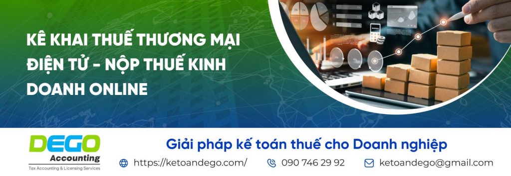 Kê khai thuế thương mại điện tử và nộp thuế kinh doanh online