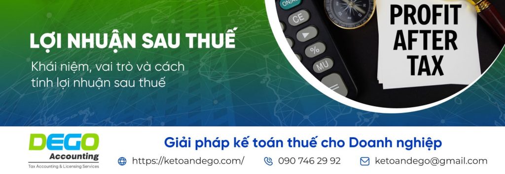 Lợi nhuận sau thuế: Khái niệm, vai trò và cách tính lợi nhuận sau thuế