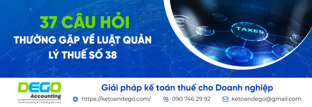 luật quản lý thuế số 38