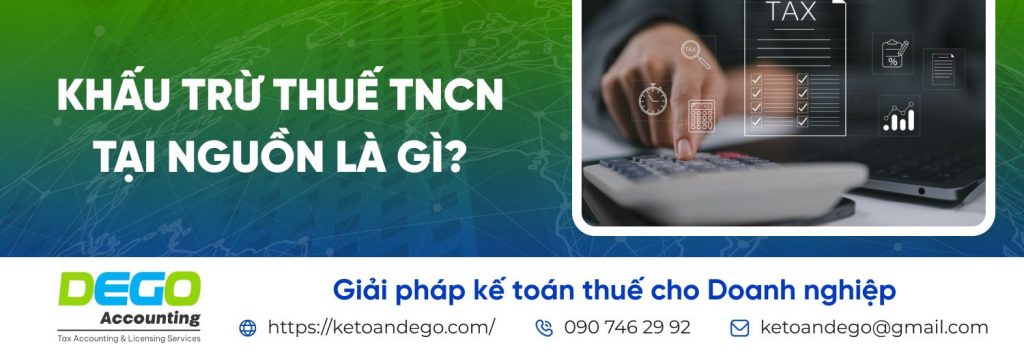 Quy định về 8 khoản thu nhập khấu trừ thuế TNCN tại nguồn