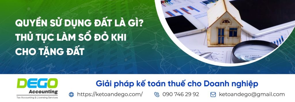 Quyền sử dụng đất là gì? Thủ tục làm sổ đỏ khi cho tặng đất