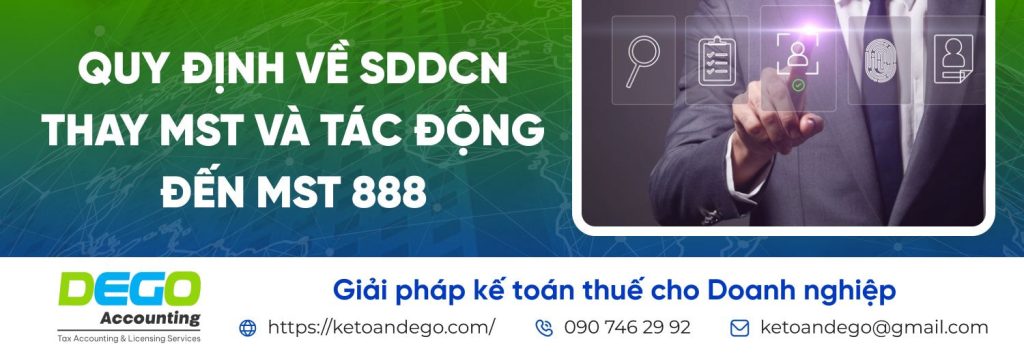 Số định danh cá nhân thay mã số thuế, MST 888 sẽ thế nào?