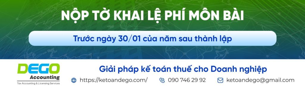 Thời hạn nộp các loại báo cáo và tờ khai thuế trong năm