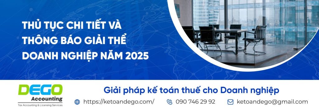 Thủ tục chi tiết và thông báo giải thể doanh nghiệp năm 2025