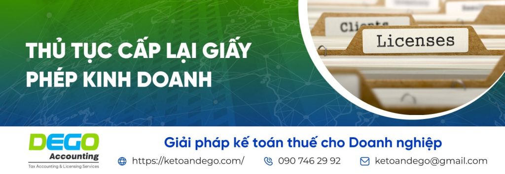 Cấp lại giấy phép kinh doanh: Thủ tục nhanh gọn và hồ sơ cần thiết