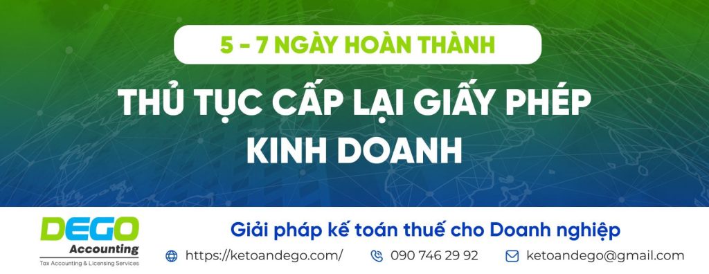 Cấp lại giấy phép kinh doanh: Thủ tục nhanh gọn và hồ sơ cần thiết
