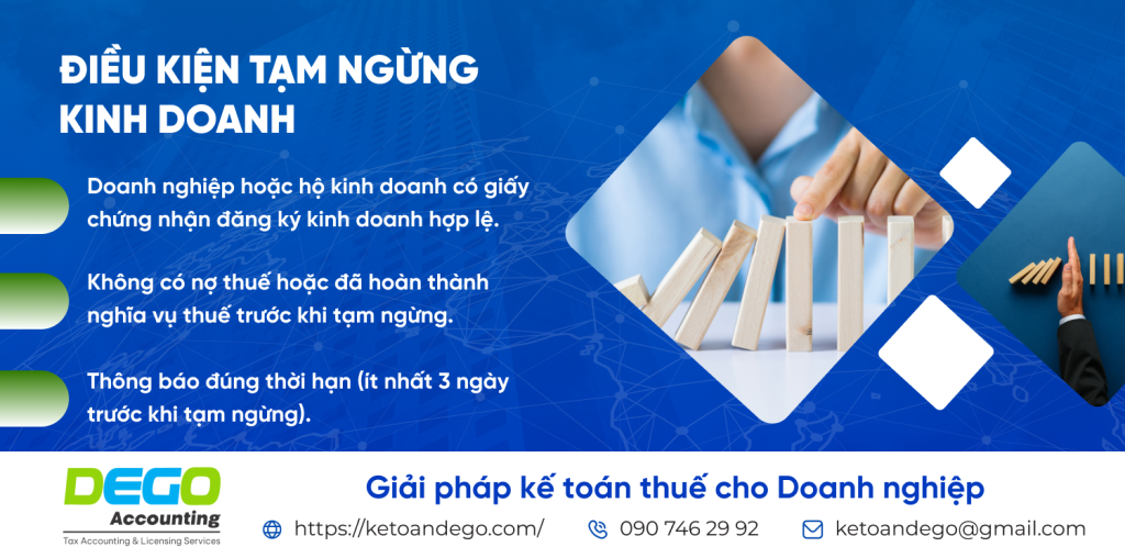 thủ tục tạm ngừng kinh doanh