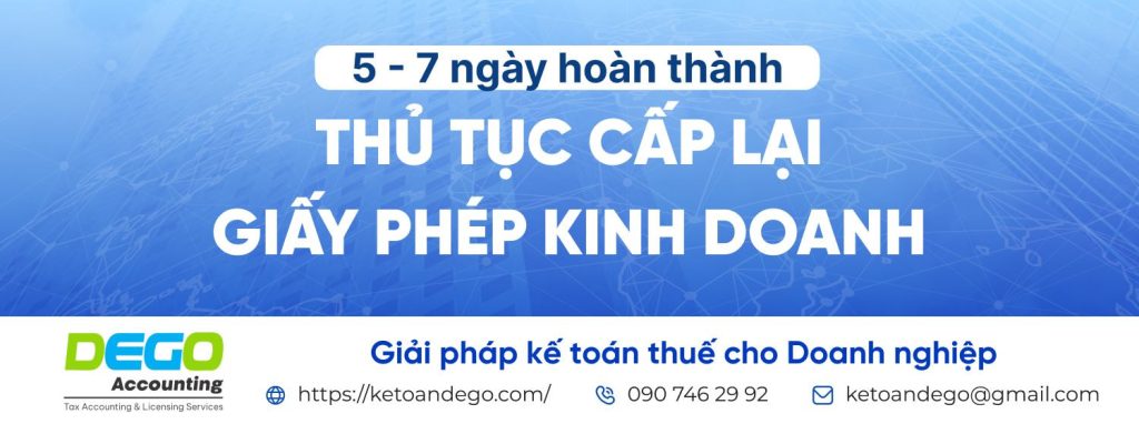 Thủ tục thay đổi đăng ký kinh doanh
