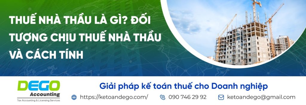 Thuế nhà thầu