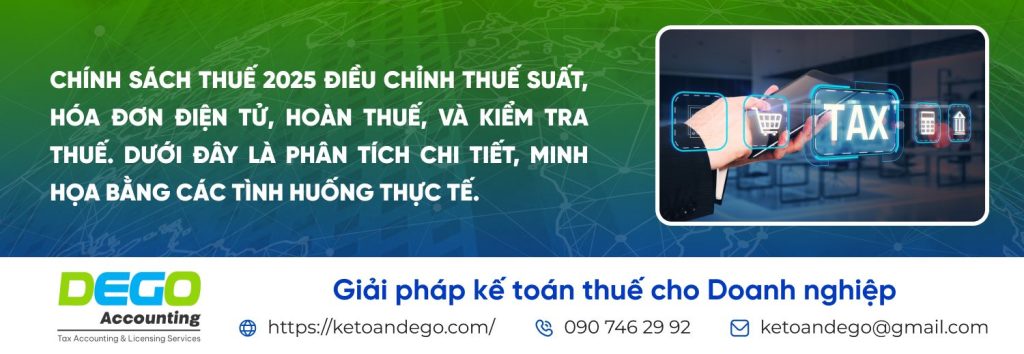 chính sách thuế 2025