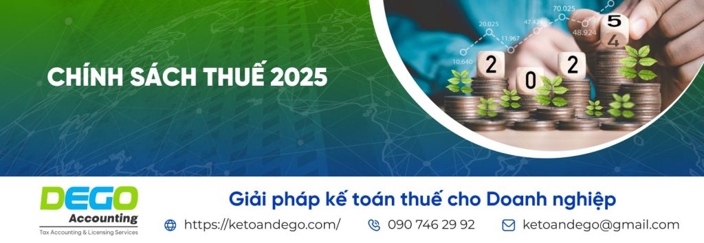 chính sách thuế 2025