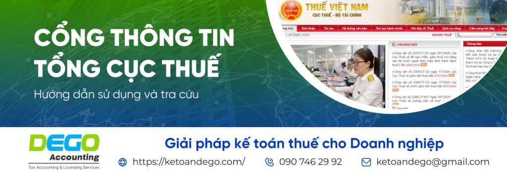 cổng thông tin tổng cục thuế