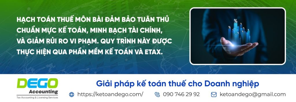 hạch toán thuế môn bài