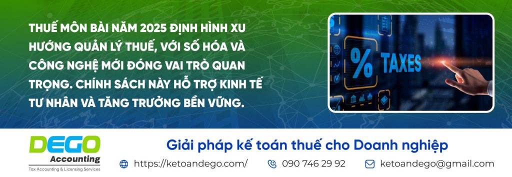 hạch toán thuế môn bài