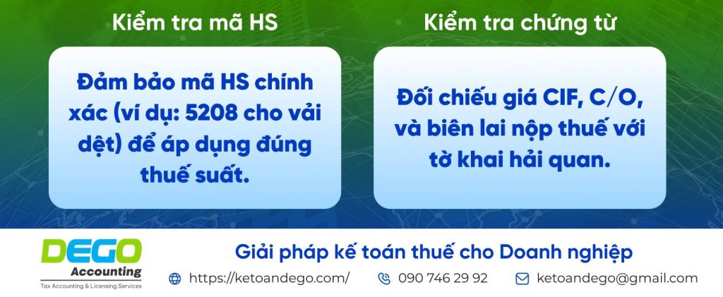 hạch toán thuế nhập khẩu