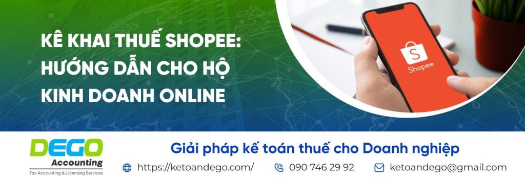 kê khai thuế shopee