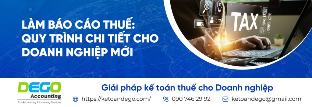 làm báo cáo thuế