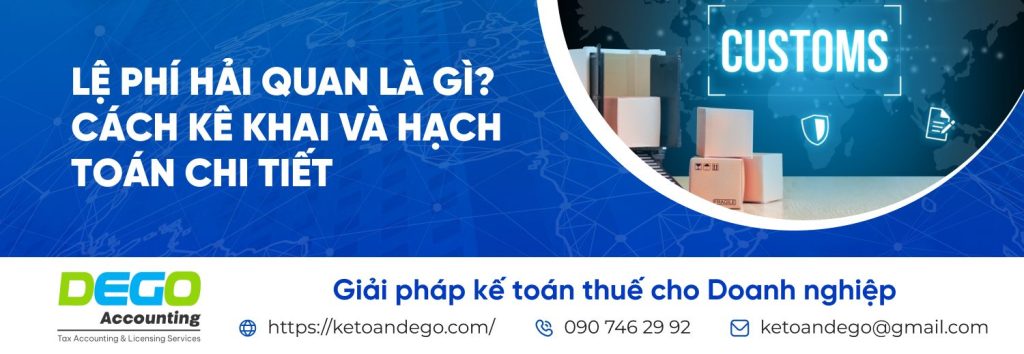 lệ phí hải quan