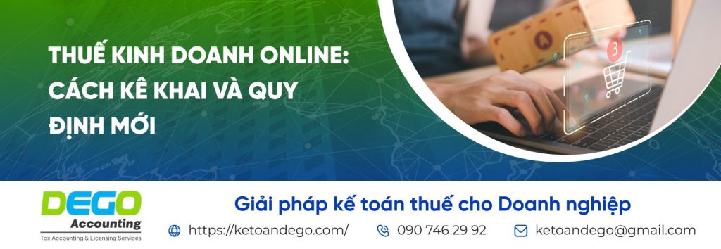 thuế kinh doanh online