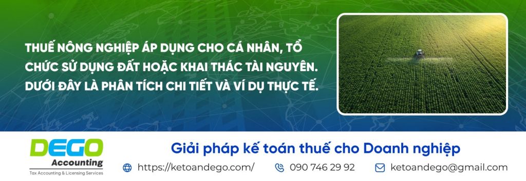 thuế nông nghiệp