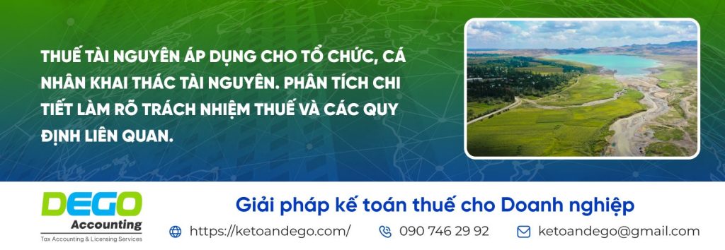 thuế tài nguyên