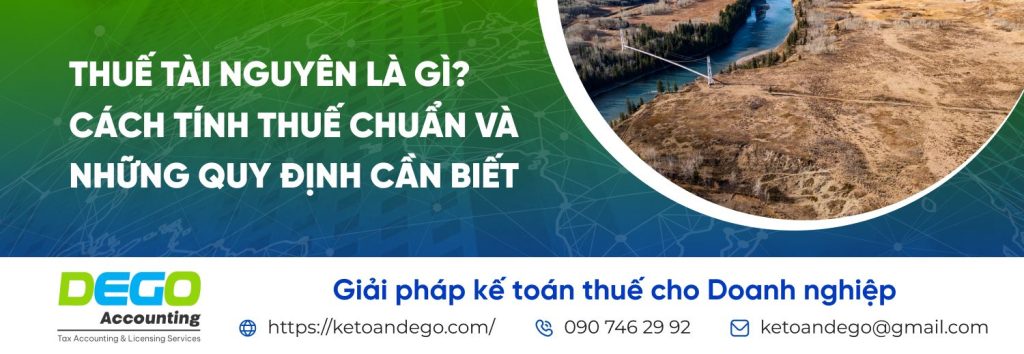 thuế tài nguyên