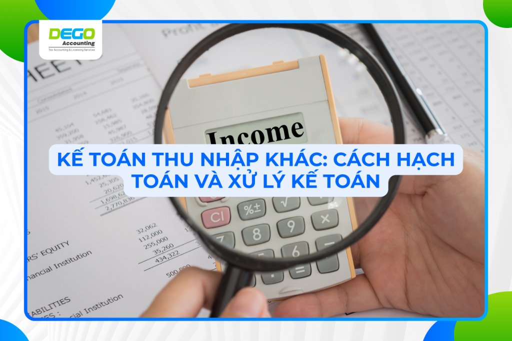 kế toán thu nhập khác