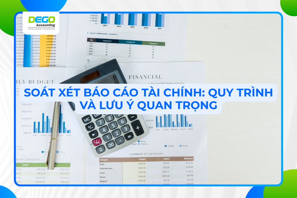 soát xét báo cáo tài chính